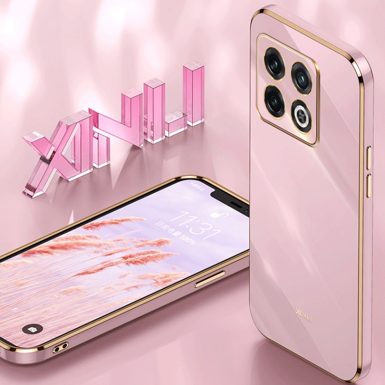 XINLI Straight Edge 6D Electroplate TPU Phone Case