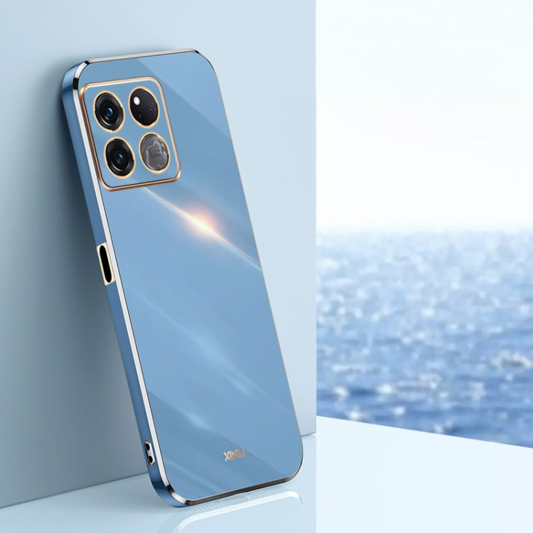 XINLI Straight Edge 6D Electroplate TPU Phone Case