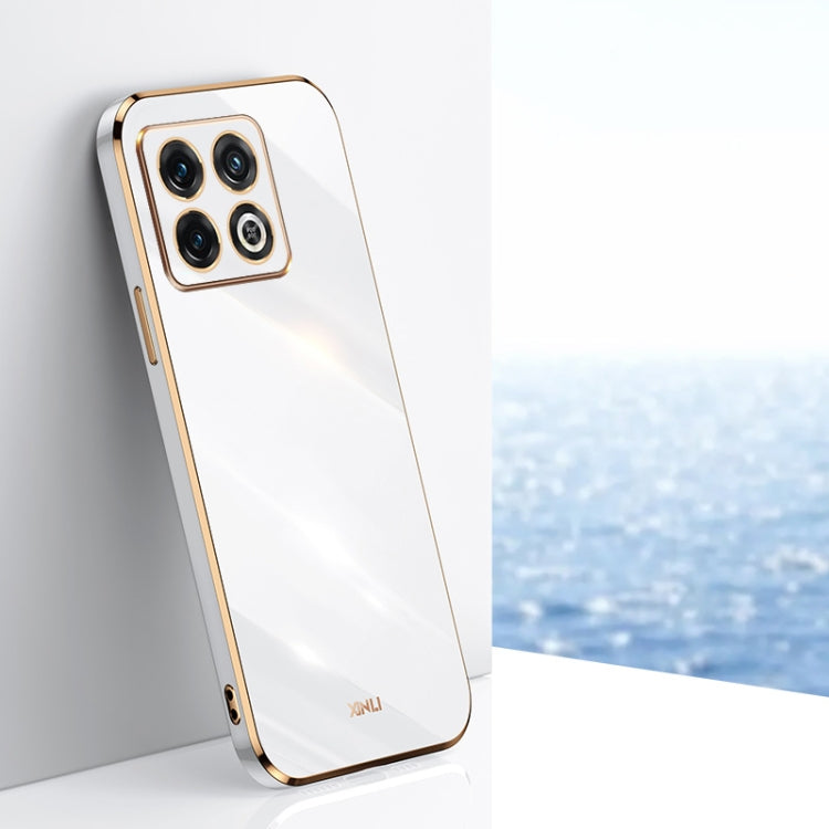 XINLI Straight Edge 6D Electroplate TPU Phone Case