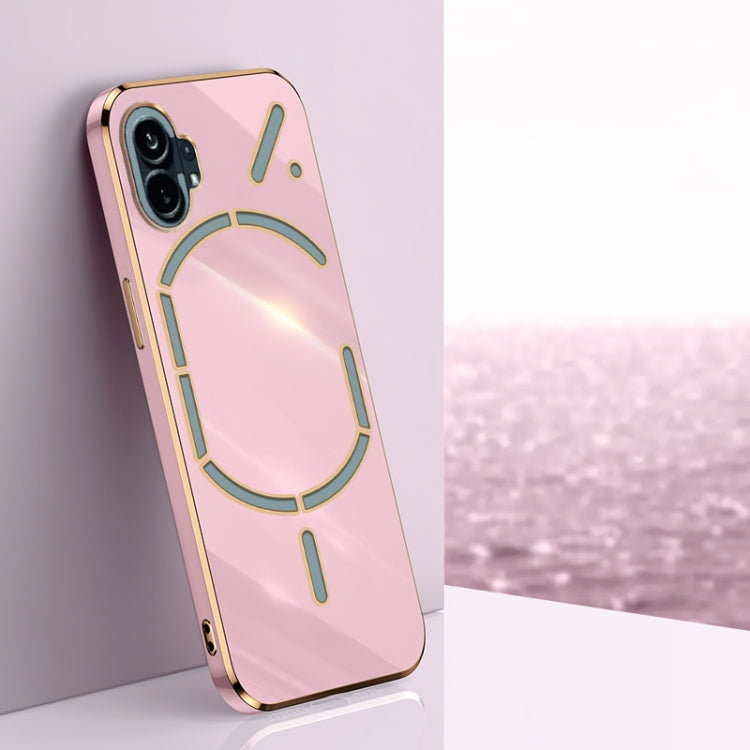 XINLI Straight Edge 6D Electroplate TPU Phone Case