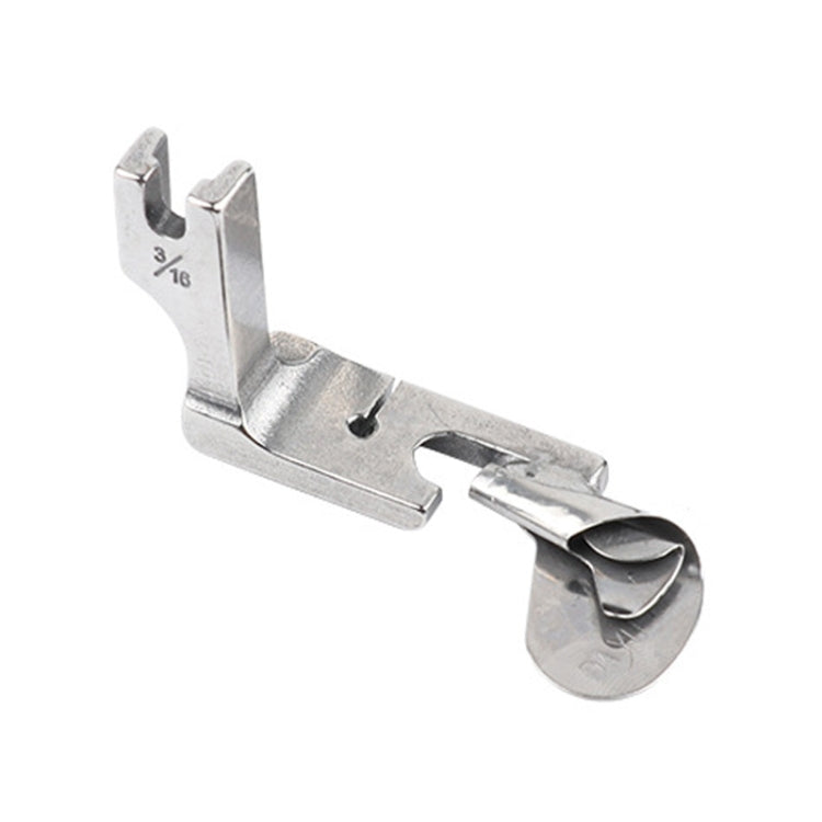 Sewing Machine Rolls Cloth Edge Presser Foot Silk Chiffon Skirt Hem Curled Pull Tube — 3/16(0.5CM)