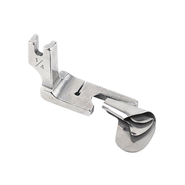 Sewing Machine Rolls Cloth Edge Presser Foot Silk Chiffon Skirt Hem Curled Pull Tube — 1/4(0.6M)