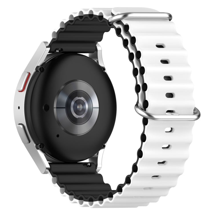 Universal Ocean Style Silicone Two Color Watch Band
