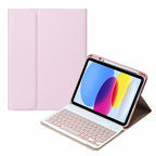 SA-10DS Backlight Bluetooth Keyboard Leather Tablet Case with Pen Slot