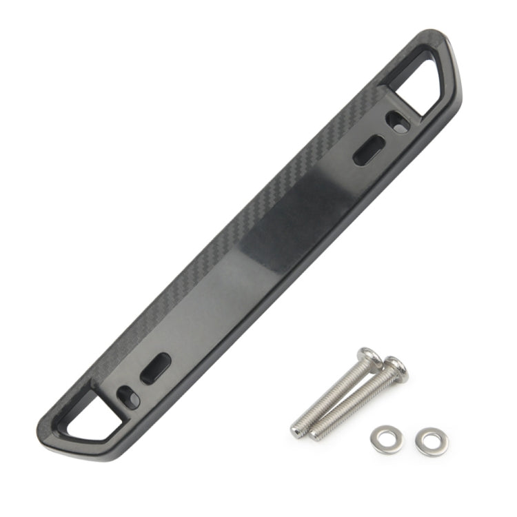Car Modification Carbon Fiber Pattern License Plate Frame Holder — License Plate Frame Holder(Red)
