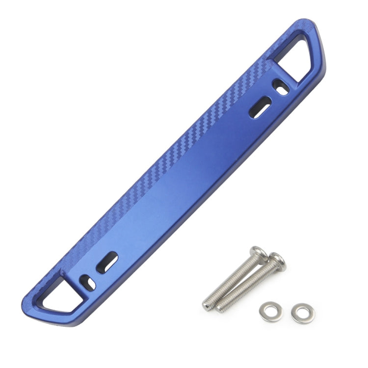 Car Modification Carbon Fiber Pattern License Plate Frame Holder — License Plate Frame Holder(Black)