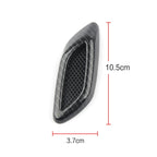 2 in 1 Car Hood Frame Decorative Stickers Fender Air Outlet