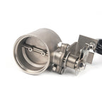 Oblique Sports Car Manually Open Exhaust Pipe Valve