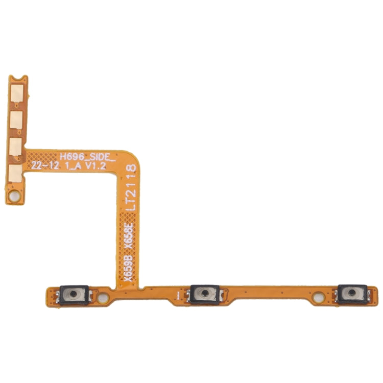 OEM Power Button & Volume Button Flex Cable — For Infinix Smart 5 Pro