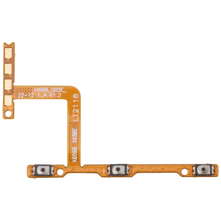 OEM Power Button & Volume Button Flex Cable — For Tecno Spark Go 2021