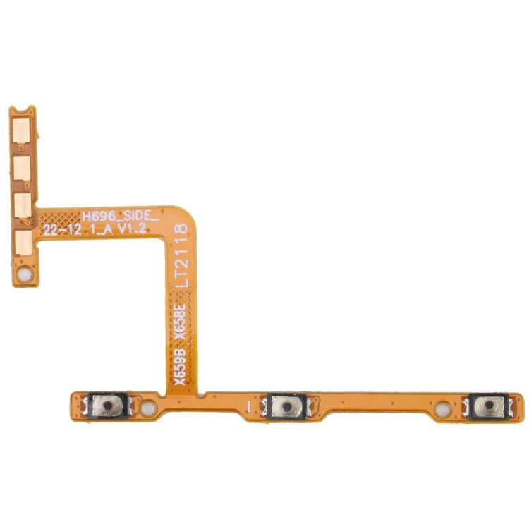 OEM Power Button & Volume Button Flex Cable — For Tecno Camon 16 Premier