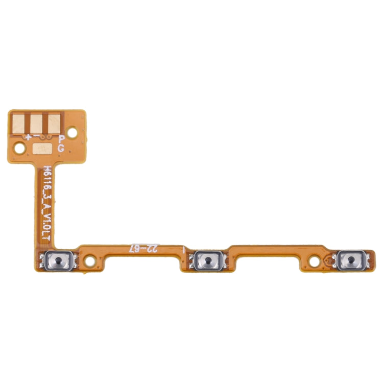 OEM Power Button & Volume Button Flex Cable — For Tecno Pouvoir 4/Pouvoir 4 Pro LC7,LC8