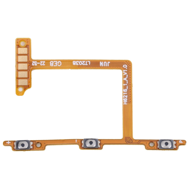 OEM Power Button & Volume Button Flex Cable — For Tecno Spark Power 2 LC8