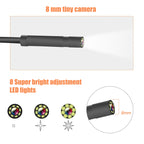 P40 8mm HD Waterproof Portable Integrated Hand-held Vertical Screen Industry Endoscope