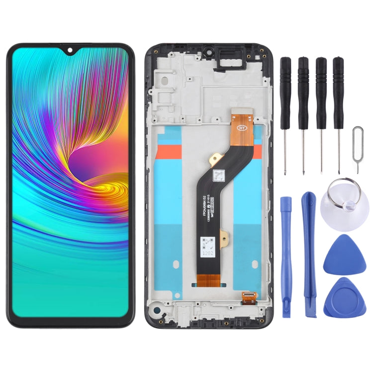 OEM LCD Screen For infinix Hot 10 Play/Smart 5 India Digitizer Full Assembly with Frame