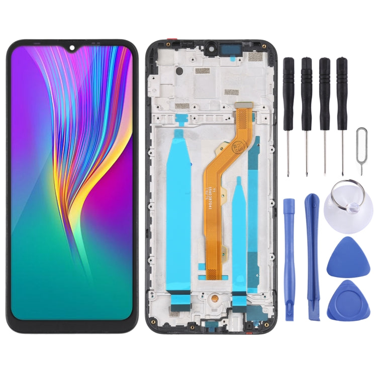 OEM LCD Screen For infinix Hot 10 Play/Smart 5 India Digitizer Full Assembly with Frame