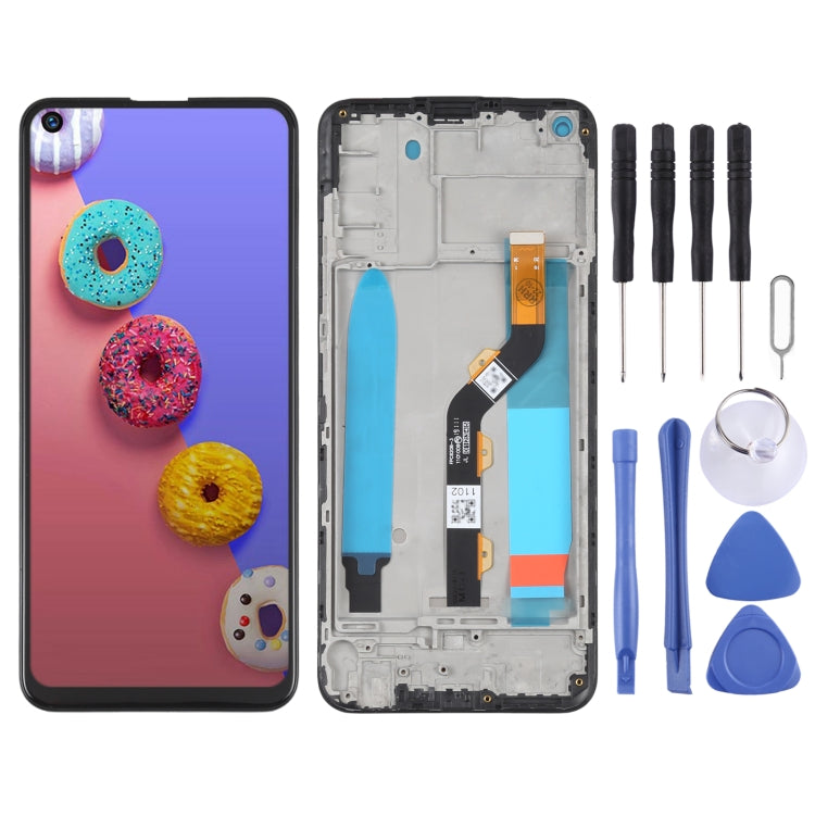 OEM LCD Screen For infinix Hot 10 Play/Smart 5 India Digitizer Full Assembly with Frame