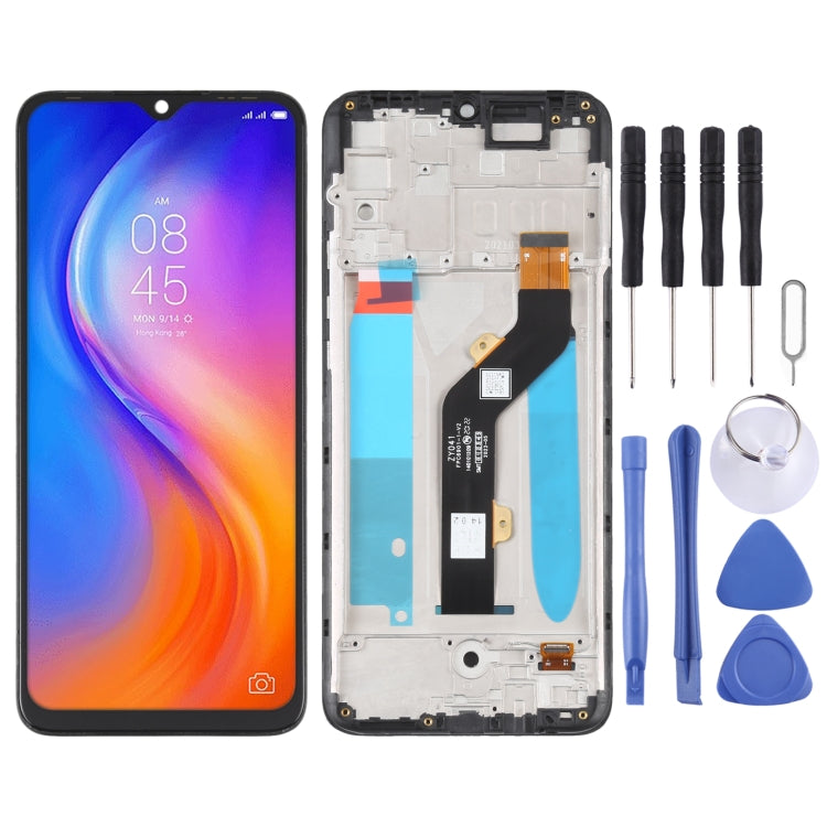 OEM LCD Screen For infinix Hot 10 Play/Smart 5 India Digitizer Full Assembly with Frame