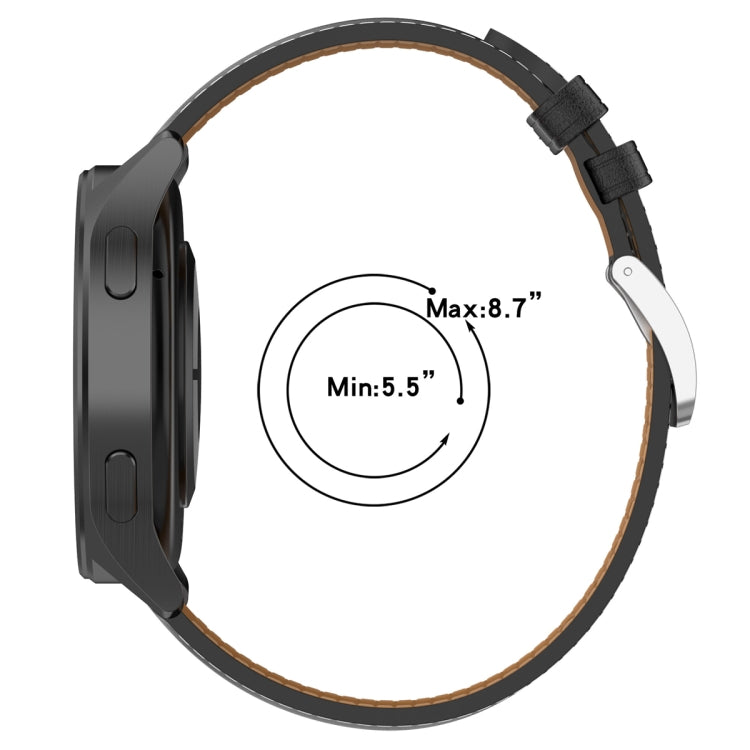 22mm Genuine Leather Watch Band