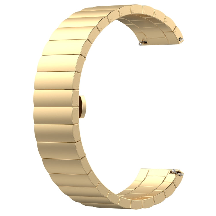 16mm One-bead Steel Watch Band — Black