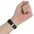 22mm Silicone Silver Buckle Watch Band — view 22
