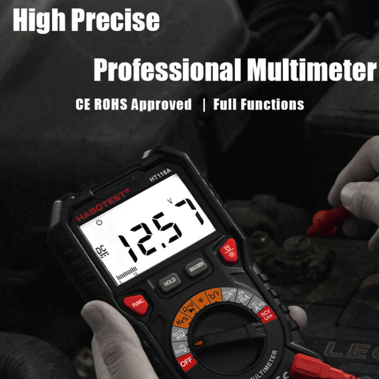 HABOTEST HT118C Handheld High-precision Manual Digital Multimeter