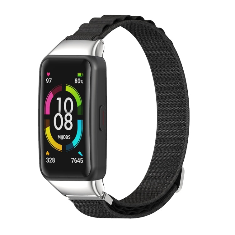 MIJOBS Nylon Breathable Watch Band — Black