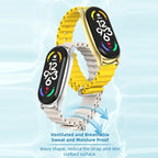 MIJOBS PLUS Marine Silicone Breathable Watch Band — view 22