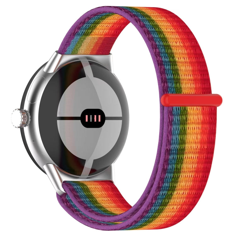 Metal Head Nylon Loop Watch Band