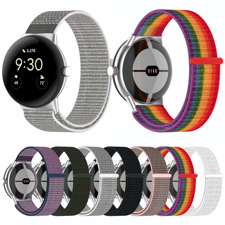 Metal Head Nylon Loop Watch Band