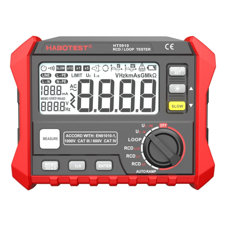 HABOTEST HT5910 Leakage Switch & Loop Resistance Tester, HT5910