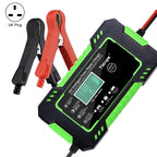 Motorcycle / Car Battery Smart Charger with LCD Creen
