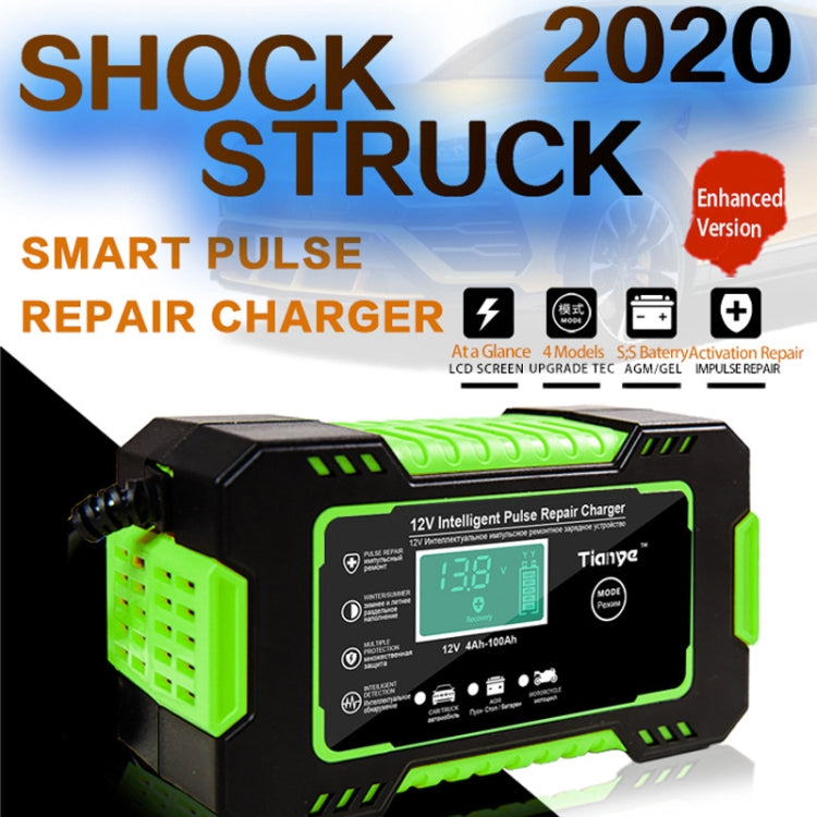 Motorcycle / Car Battery Smart Charger with LCD Creen