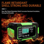 Motorcycle / Car Battery Smart Charger with LCD Creen