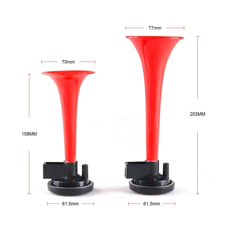 12V Car / Motorcycle Modified Double Tube Electric Control Air Control Horn with Relay