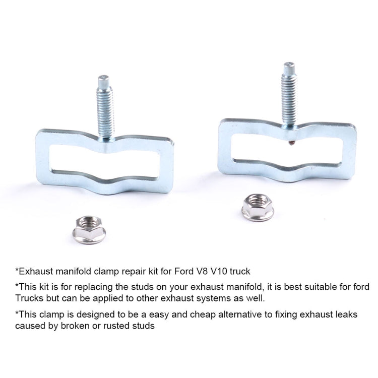 V10 Car Modified Exhaust Manifold Clips, For Ford V8