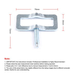V10 Car Modified Exhaust Manifold Clips, For Ford V8