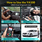 KINGBOLEN YA100 OBD2 Car Engine Fault Diagnosis Tool — view 9