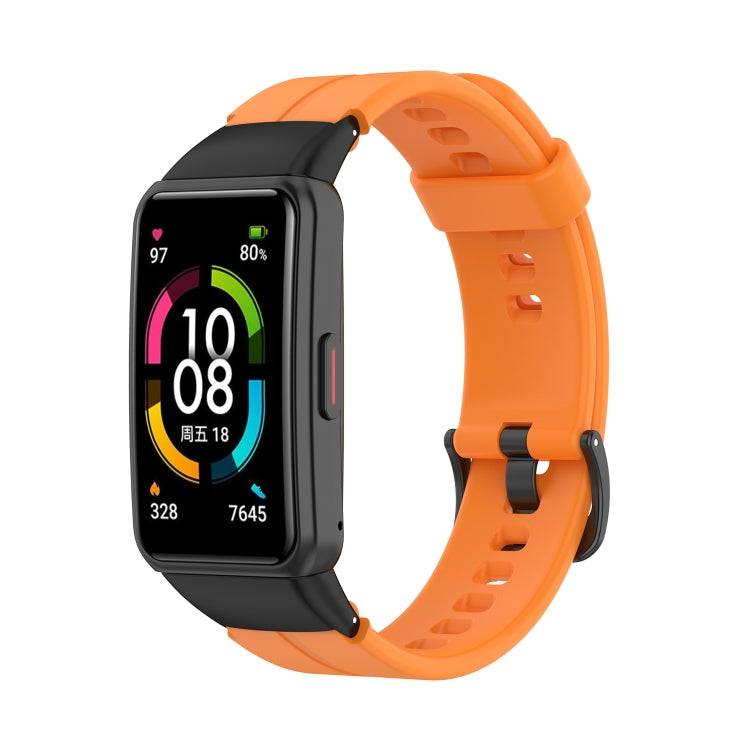 Solid Color Silicone Watch Band — Olive Green