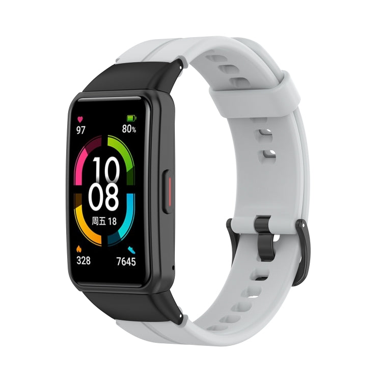 Solid Color Silicone Watch Band — Pink