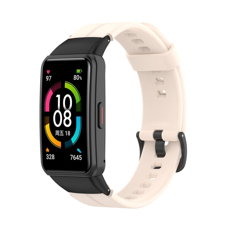Solid Color Silicone Watch Band — Coral Red