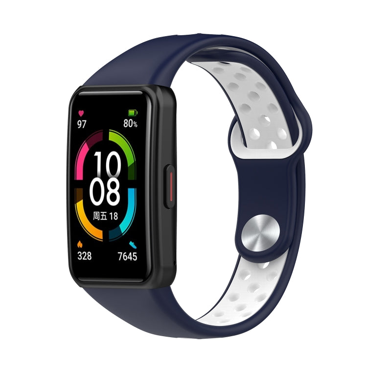 Two-color Reverse Buckle Silicone Watch Band — view 11