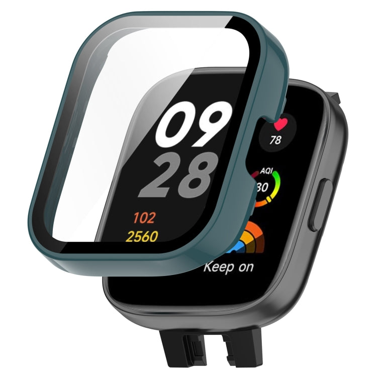 PC + Tempered Film Integrated Watch Protective Case — Pink