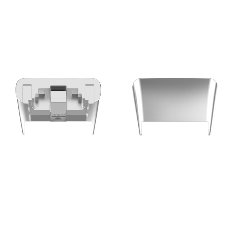 1 Pair Metal Watch Band Connector — Silver