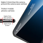 Gradient Color Glass Phone Case, For Honor Play 40 Plus