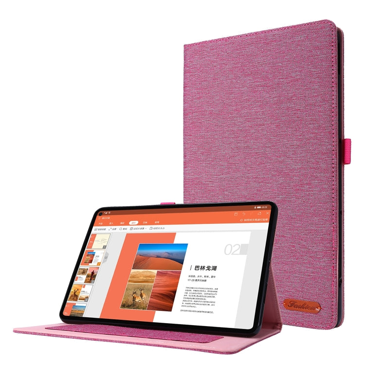 Horizontal Flip TPU + Fabric PU Protective Tablet Case, For Lenovo Tab P11 Pro 11.5 2023
