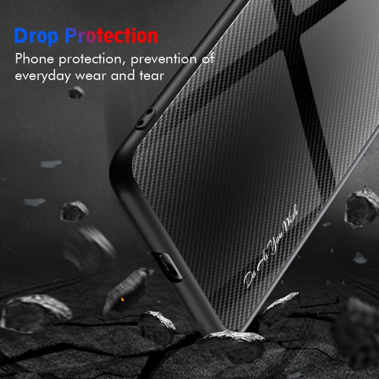 Texture Gradient Glass TPU Phone Case, For Honor Play 40 Plus
