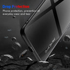 Texture Gradient Glass TPU Phone Case, For Honor Play 40 Plus