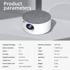 T2 800x480 1000 Lumens LED HD Mini Projector, Specification:EU Plug