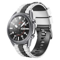 22mm Universal Ocean Style Silicone Two Color Watch Band